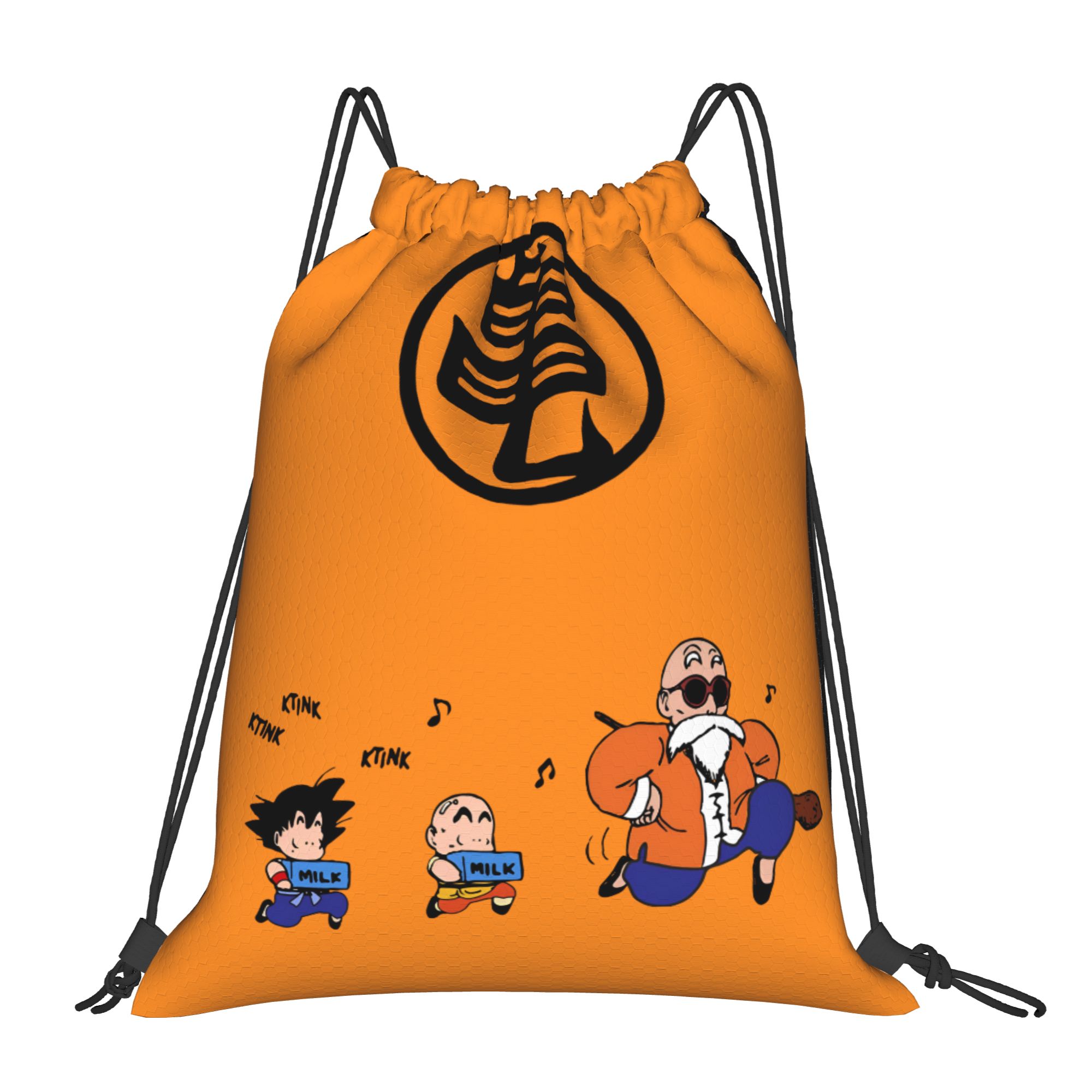 Drawstring Gym Bag - D-Dragon B-Ball Masters Roshis Drawstring Backpack