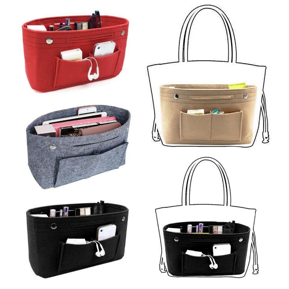 Backpack Insert Organizer - New High Quality Simple Felt Handbag