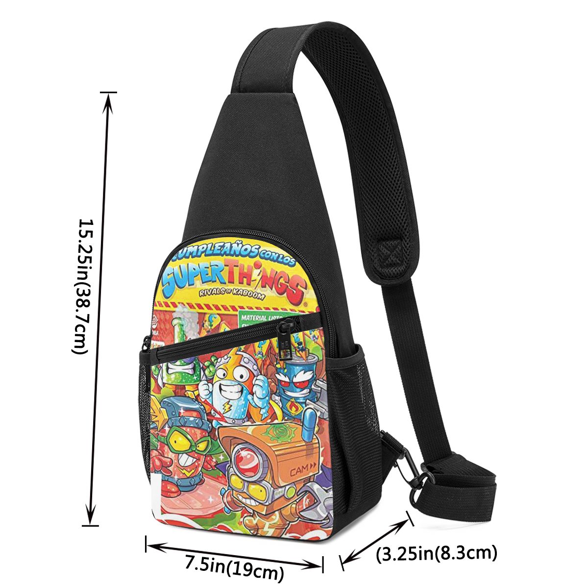 Super Zings Superthings Cartoo - Sling Backpack Shoulder review and price