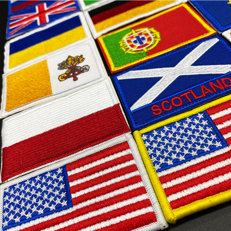 Country Flag Embroidered hook  - Urban Backpack Tactical review and price